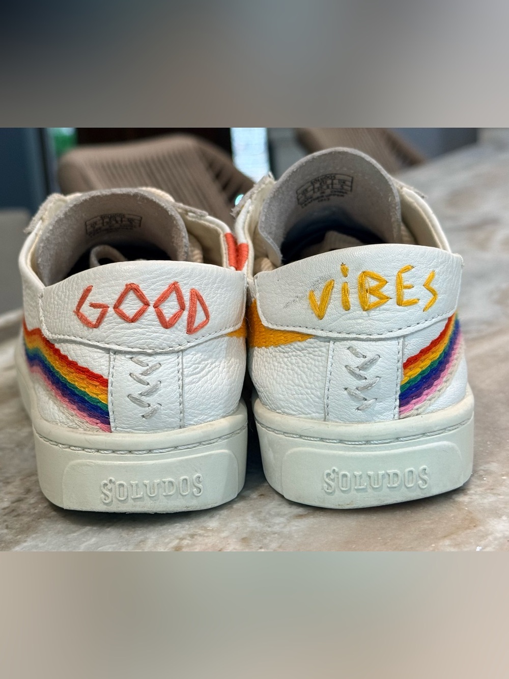 Women’s SOLUDOS The Ibiza classic sneakers- size 7 - Picture 3 of 11
